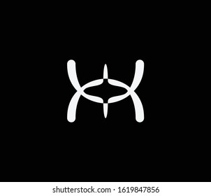 Shape Icon Logo Symbol Black Vector Style Modern Abstract