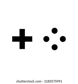 Shape Icon, Play Icon, Game Icon Sign Vector Isolated on White Artboard