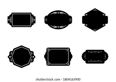 Shape icon set - vector illustration