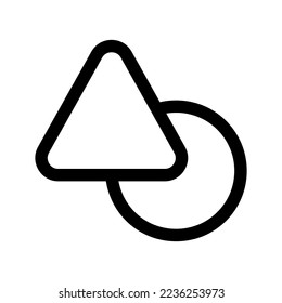 Icono de forma Ilustración de diseño del símbolo del vector