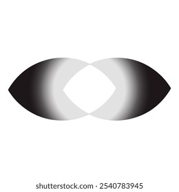 Diseño de logotipo de icono de ilustración de forma