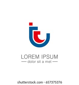 shape letter abstract company logo