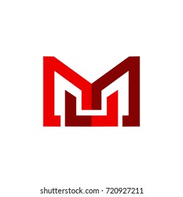 shape letter m company logo