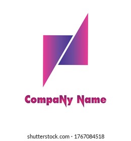 shape logo with gradient color
