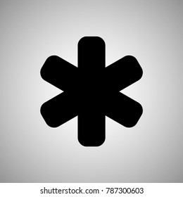 shape medic sign icon