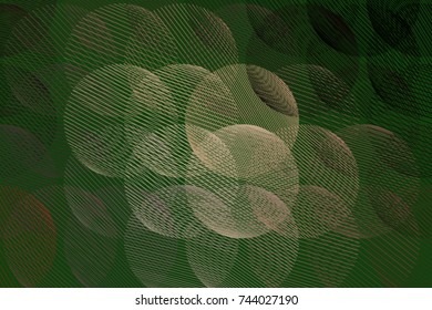 Shape of messy random line circles, abstract geometric background pattern. Vector illustration graphic.