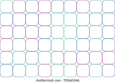 Shape of mixed, abstract background pattern. Style of mosaic or tile. Vector illustration graphic.