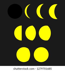 Shape the moon each night