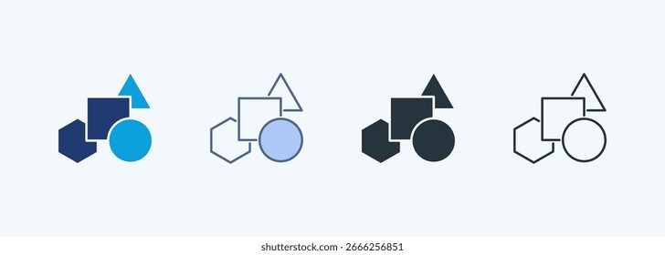 Shape Multiple Style Icon Collection