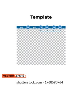 shape name of the day  icon design vector template