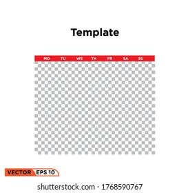 shape name of the day  icon design vector template