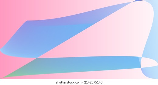 Ilustración de capas suaves de la forma Neon. Tecnología de color mínimo fluido Suaviza la superficie. Futuristas antecedentes de oficina psicodélica Rainbow Pastel. Malla digital digital digital multicolor moderna de degradado rosado.