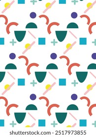 The shape pattern is suitable for a neat study room background.