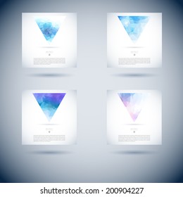 shape set of abstraction vector scene with shape object pattern for design shape line water crowd colorful conceptual scene heap multicolored digital glass ripple cloud fashionable site employment clo