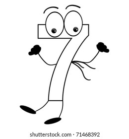 shape seven drawn hand