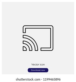 Shape sign icon in trendy flat style isolated on grey background, modern symbol vector illustration for web
