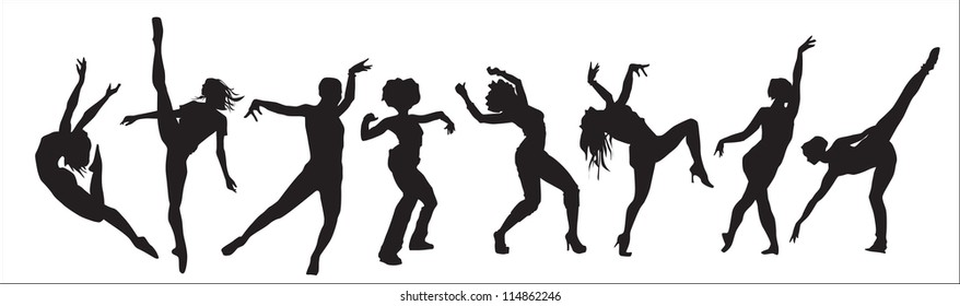 shape (silhouette of a man) girls