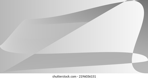 Shape Silver Futuristic Alluminium Illustration. Dynamic Minimal Fluid Modern Modern Design. Technology Digital Grey Monochromatic Blurred Background. Metallic Gray Smooth Layers Gradient Mesh.