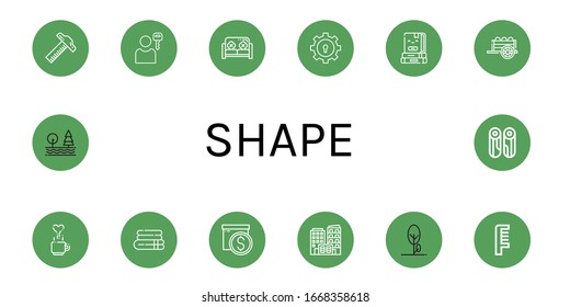 configurar iconos simples de forma. Contiene iconos tales como Ruler, User, Sofa, Lock, Books, Cart, Love, Toel, Box, Building, Tree, Comb, Wood, pueden ser utilizados para web, móvil y logotipo