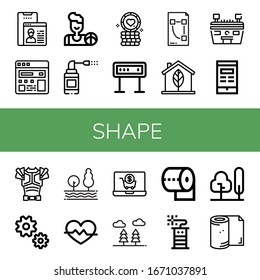 einfachen Symbolsatz formen. Enthält Symbole wie Benutzer, Suchmaschine, Basketball, Sprays, Poker-Chip, Panel, Plan, Eco, Stadium, Buch, Armor, kann für Web, Handy und Logo verwendet werden