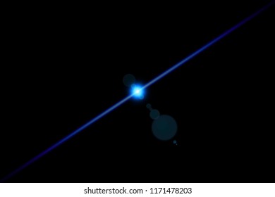 Shape, Single Line, Light Beam, Spotlight, Star.