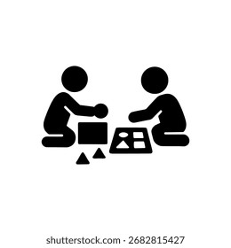 Icono Del Clasificador De La Forma Aislado Sobre Fondo Blanco 

