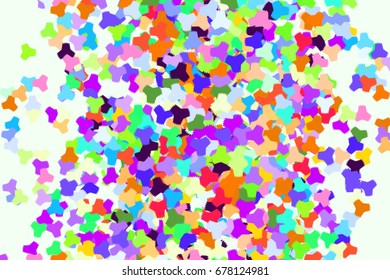 Shape of star, abstract background pattern. Vector illustration graphic.