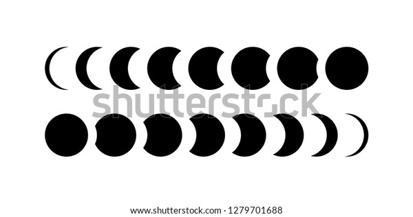 Shape Sun When Solar Eclipse Occurs Stock Vector (Royalty Free) 1279701688