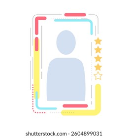 Shape surrounding the avatar. With a specialist rating.