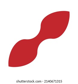 Forma, símbolo, icono con geometría abstracta. Vector geométrico