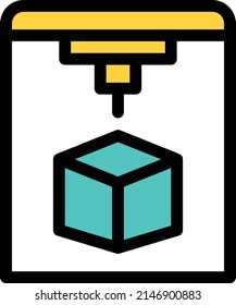 shape vector color line icon