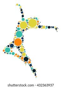  shape vector design by color point