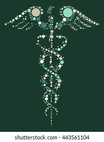  shape vector design by color point