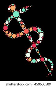 shape vector design by color point