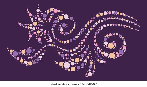  shape vector design by color point