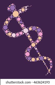  shape vector design by color point