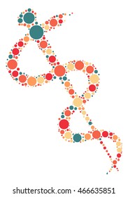  shape vector design by color point