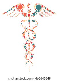  shape vector design by color point