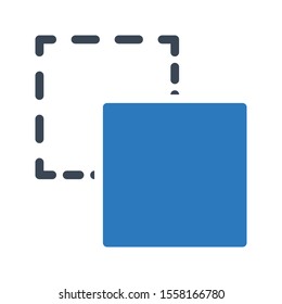 shape vector glyph colour icon