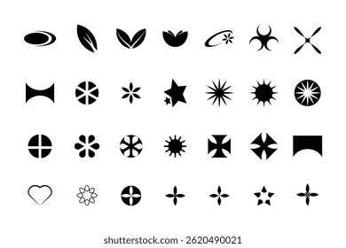 Shape Vector Illustration Clip Art Element Set