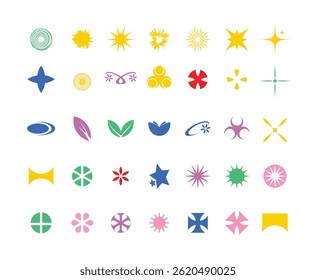 Shape Vector Illustration Clip Art Element Set