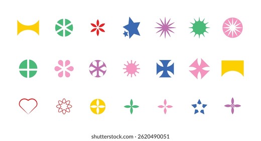 Shape Vector Illustration Clip Art Element Set