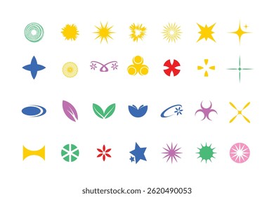 Shape Vector Illustration Clip Art Element Set