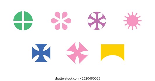 Shape Vector Illustration Clip Art Element Set