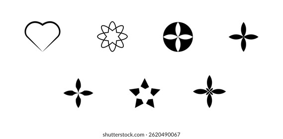 Form Vektorgrafik Clip Art Element Set