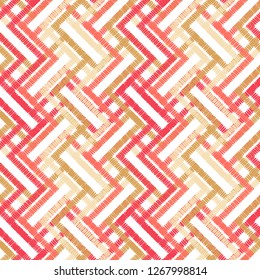 Shape of zigzag with hand shading. Trendy seamless pattern designs. Can be used for wallpaper, textile, invitation card, wrapping, web page background.