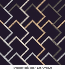 Shape of zigzag with hand shading. Trendy seamless pattern designs. Can be used for wallpaper, textile, invitation card, wrapping, web page background.