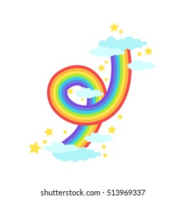 Shaped Rainbow Icon