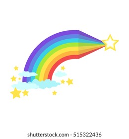 Shaped Rainbow Icon
