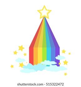 Shaped Rainbow Icon